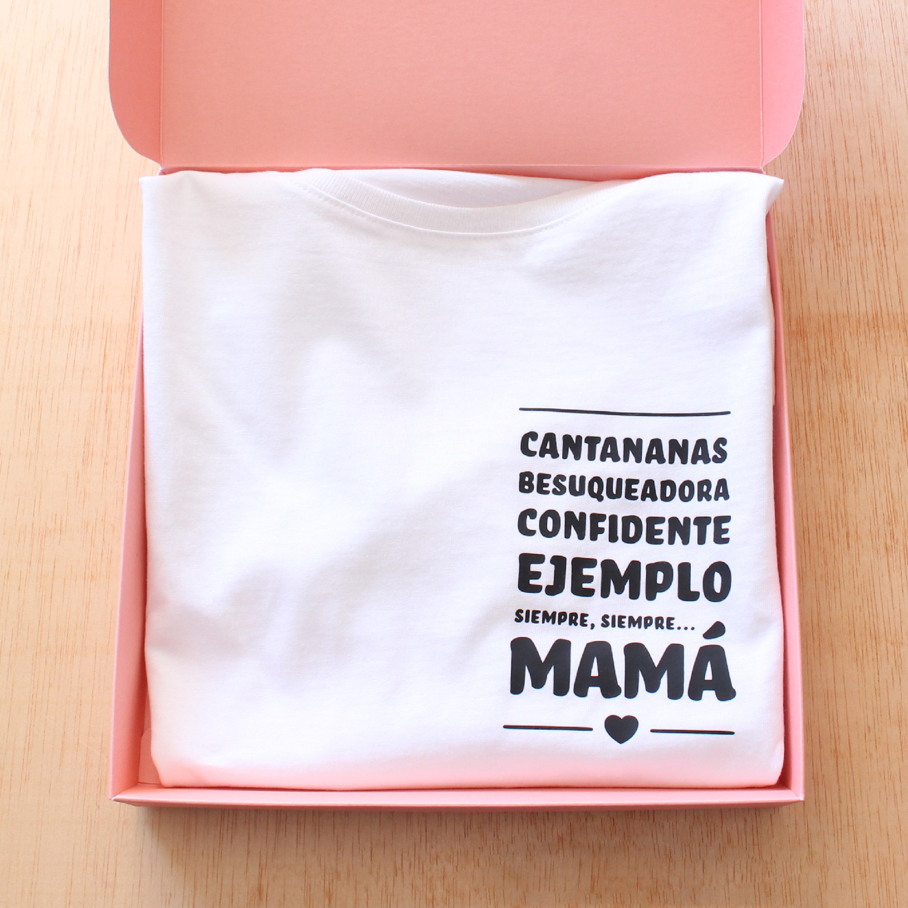 Caja Personalizada "Gracias Mamá", detalle de tu regalo