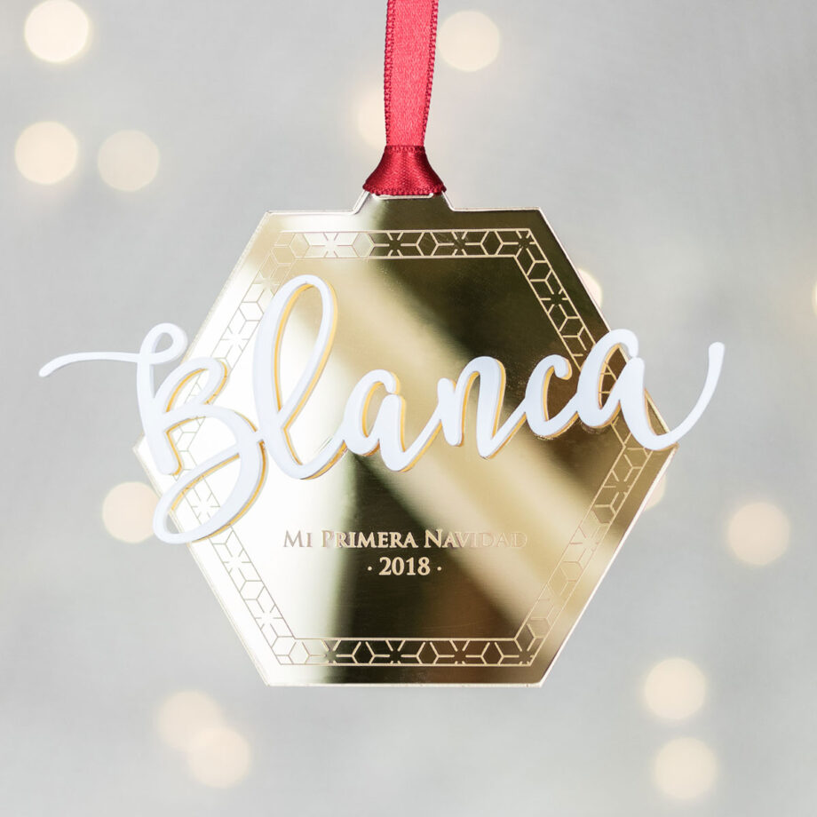 Bola de Navidad Hexágono