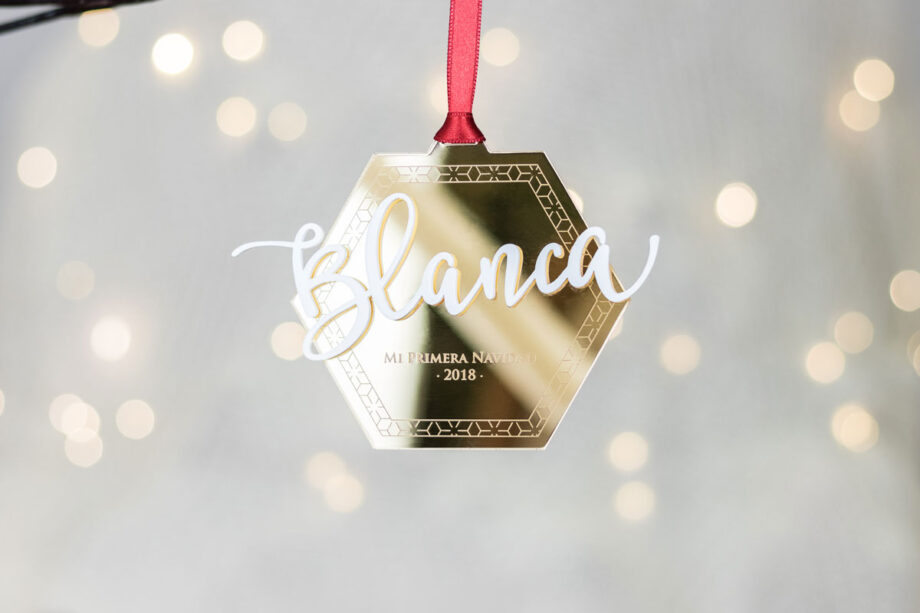 Bola de Navidad Hexágono