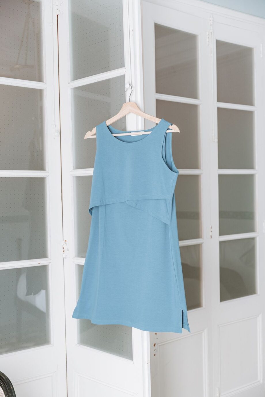 VESTIDO EMBARAZO Y LACTANCIA FRIDA AZUL