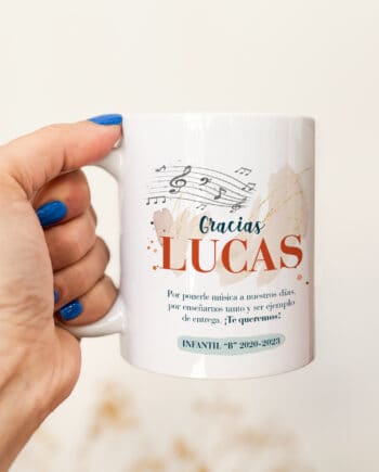 Taza personalizada para profes