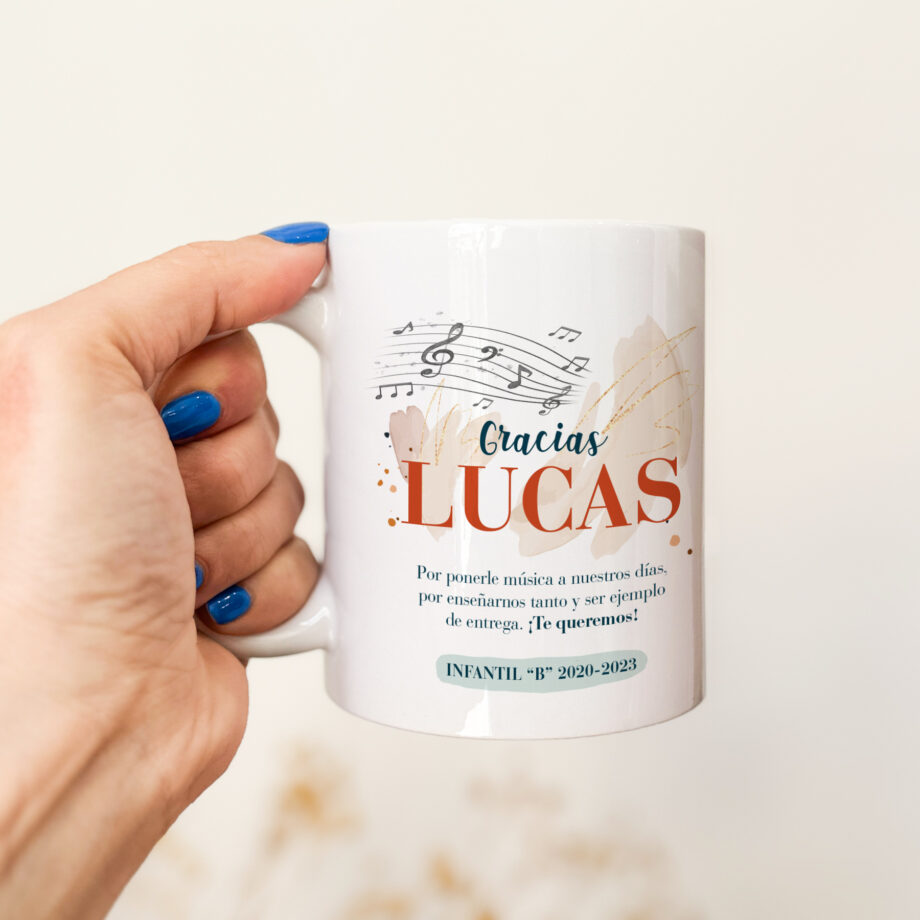 Taza personalizada para profes