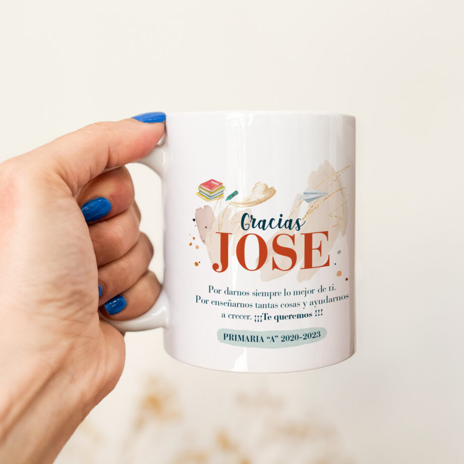 Taza personalizada para profes