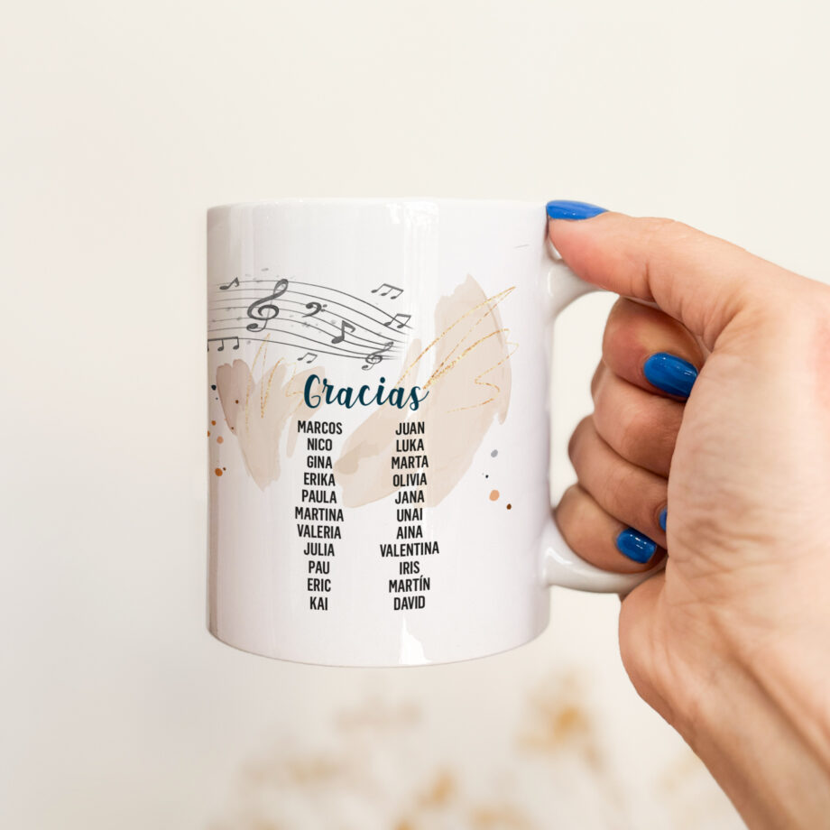 Taza personalizada para profes