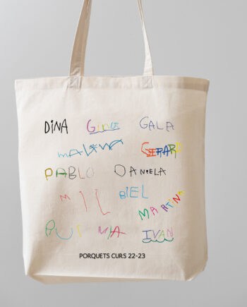 Tote bag personalizada nombres regalo profes