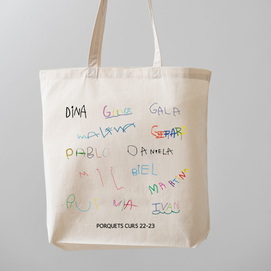 Tote bag personalizada nombres regalo profes