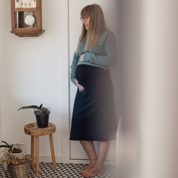 VESTIDO+JERSEY EMBARAZO Y LACTANCIA