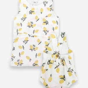 PACK ROMPER + TOP LACTANCIA LIMONES